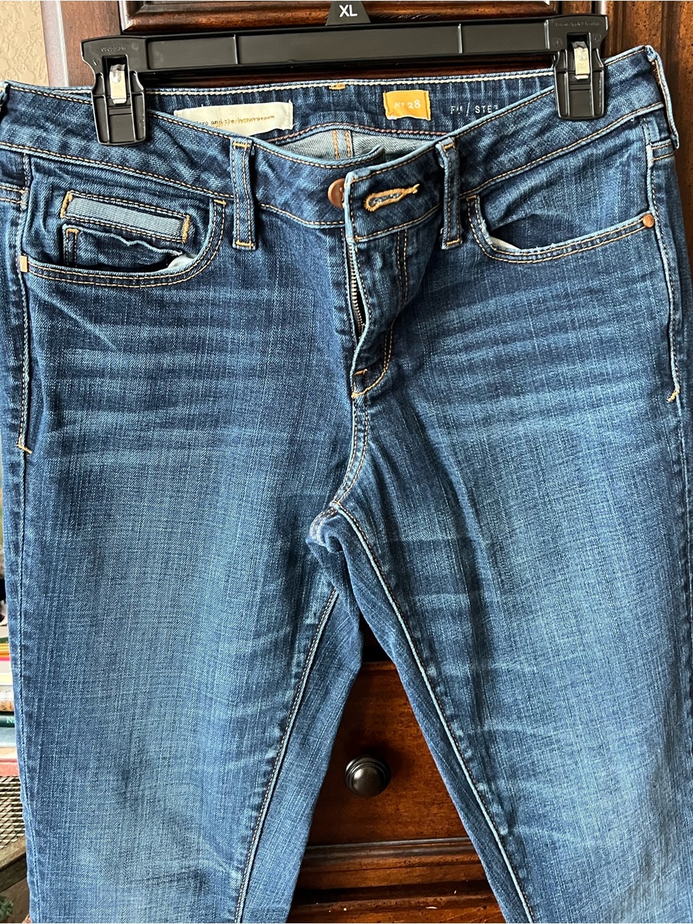 Anthropologie Pilcro Skinny Jeans in Blue Denim